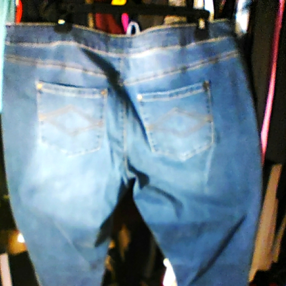 Women's jeans size XL & L (flood length)